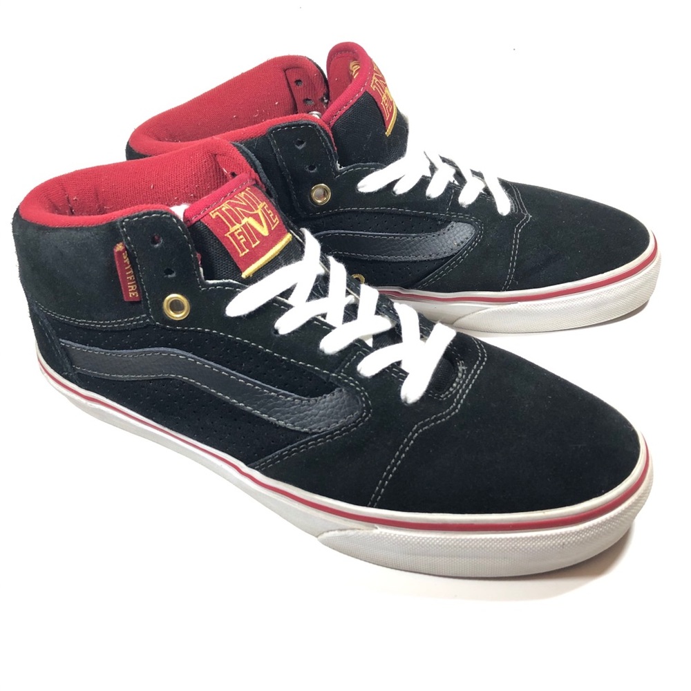 Vans X TNT Five Mid Spitfire Wheels edition